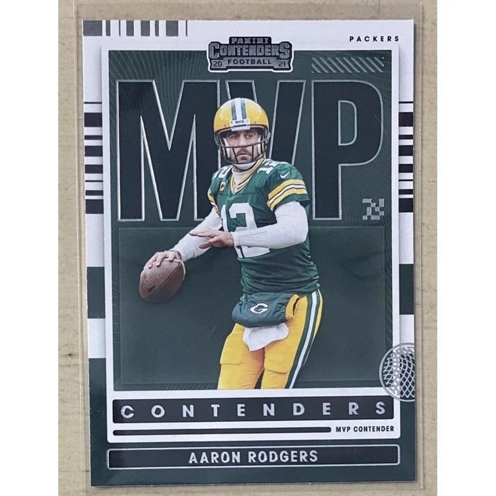 2021 Panini Contenders Football MVP‎ Contenders #MVP-ARO Aaron Rodgers